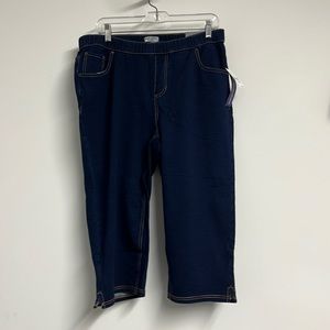 Catherine’s Knit Jean Pull On Capri’s